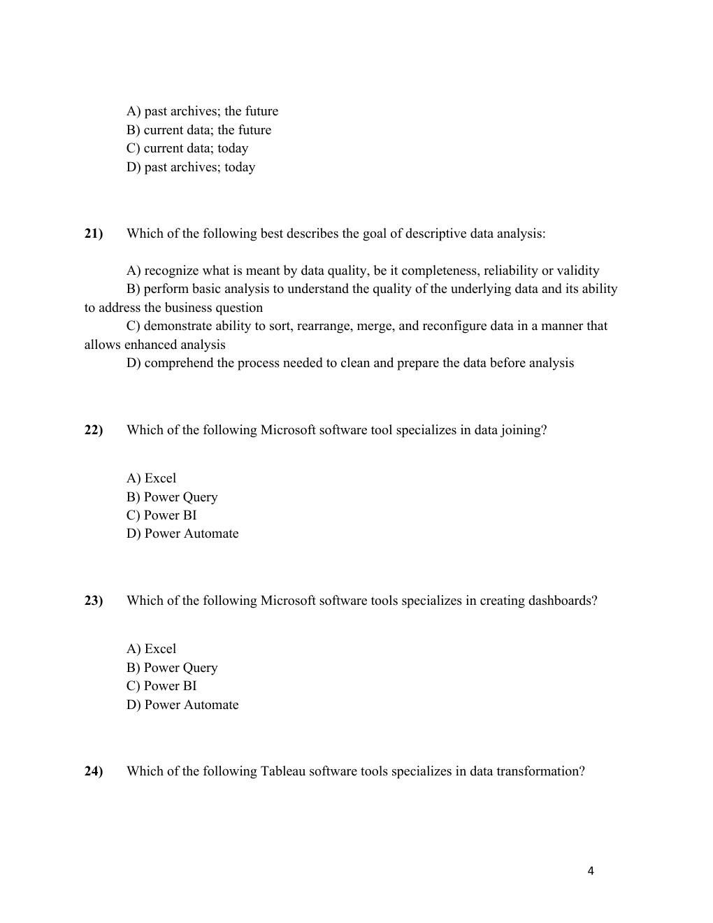 Preview page 4 of Test Bank Data Analytics for Accounting, 3rd Edition by Vernon Richardson, Teeter