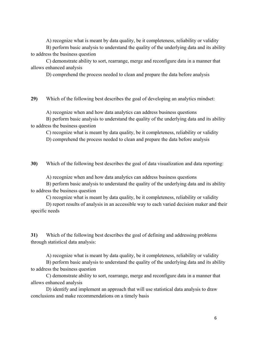 Preview page 6 of Test Bank Data Analytics for Accounting, 3rd Edition by Vernon Richardson, Teeter
