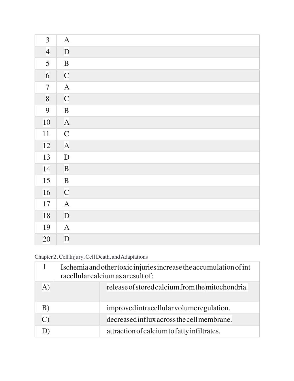 Preview page 10 of Test Bank for Robbins Basic Pathology  11th Edition  by Vinay Kumar, Abul K. Abba  Chapters 1 - 24