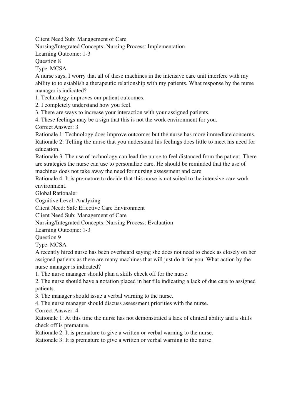 Preview page 5 of Test bank for High Acuity Nursing 7th Edition Wagner Pierce Welsh