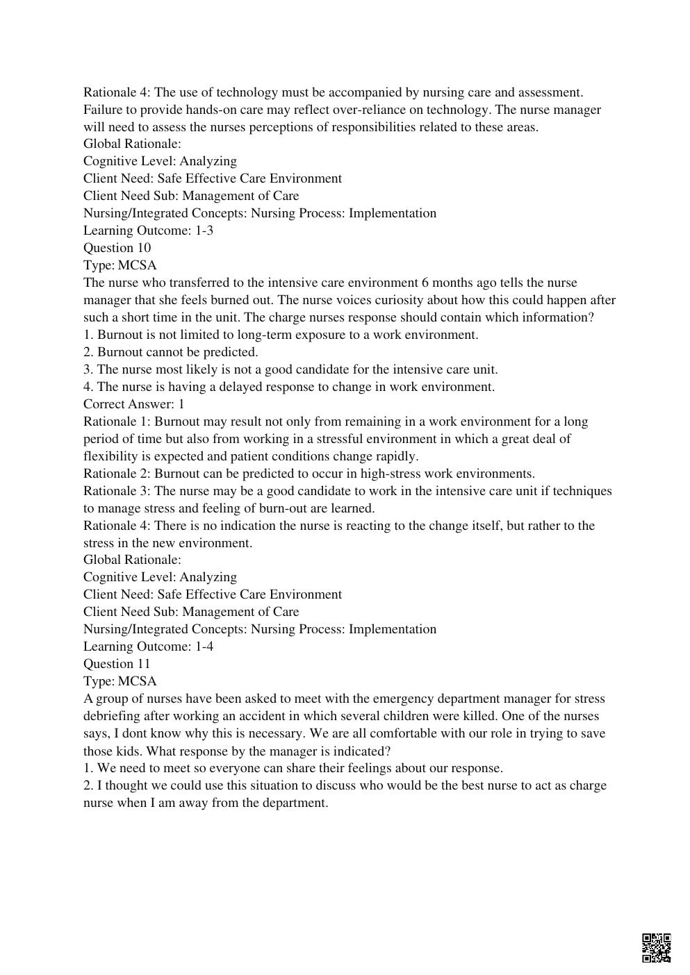 Preview page 6 of Test bank for High Acuity Nursing 7th Edition Wagner Pierce Welsh