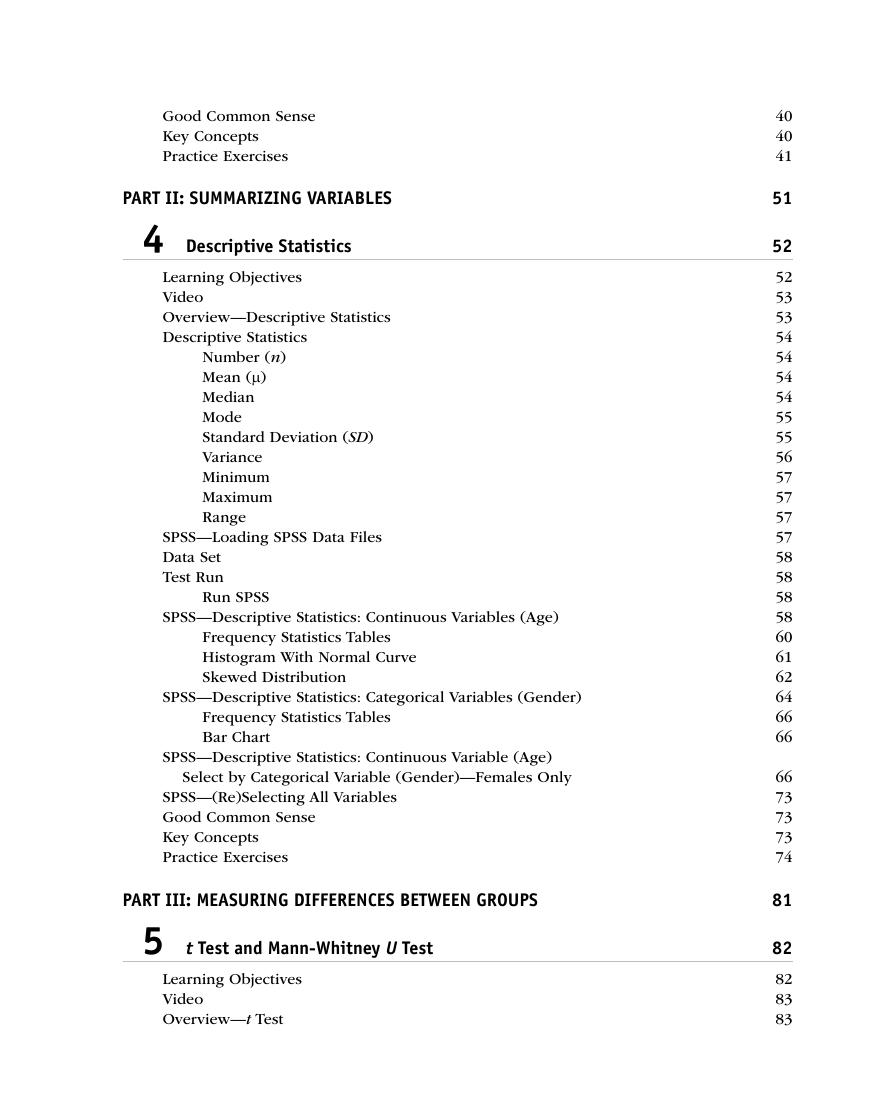 Preview page 10 of Practical Statistics for Nursing Using SPSS 1st Edition by Herschel Knapp