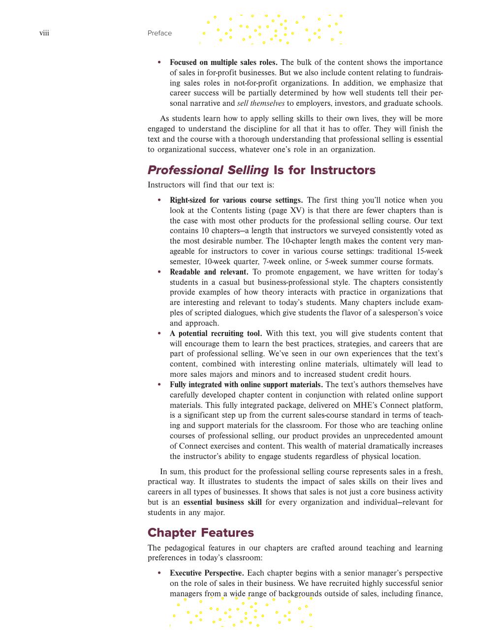 Preview page 9 of Professional Selling 2024 Release By George Deitz