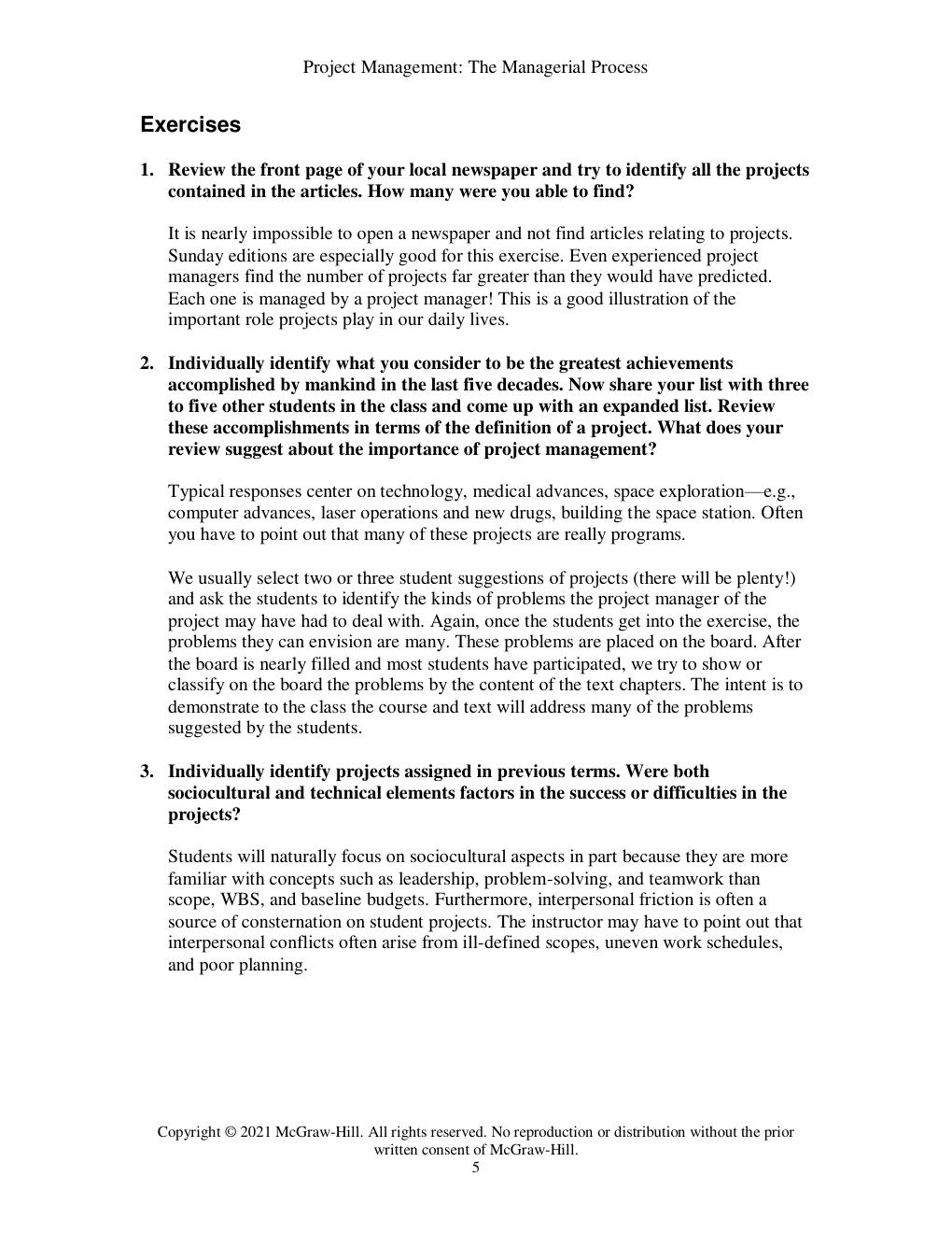 Preview page 5 of Solution Manual for Project Management the Managerial Process 8th Eric W Larson Clifford F. Gray