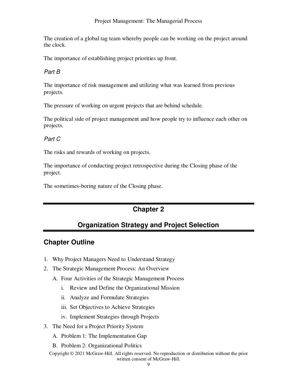 Preview page 9 of Solution Manual for Project Management the Managerial Process 8th Eric W Larson Clifford F. Gray