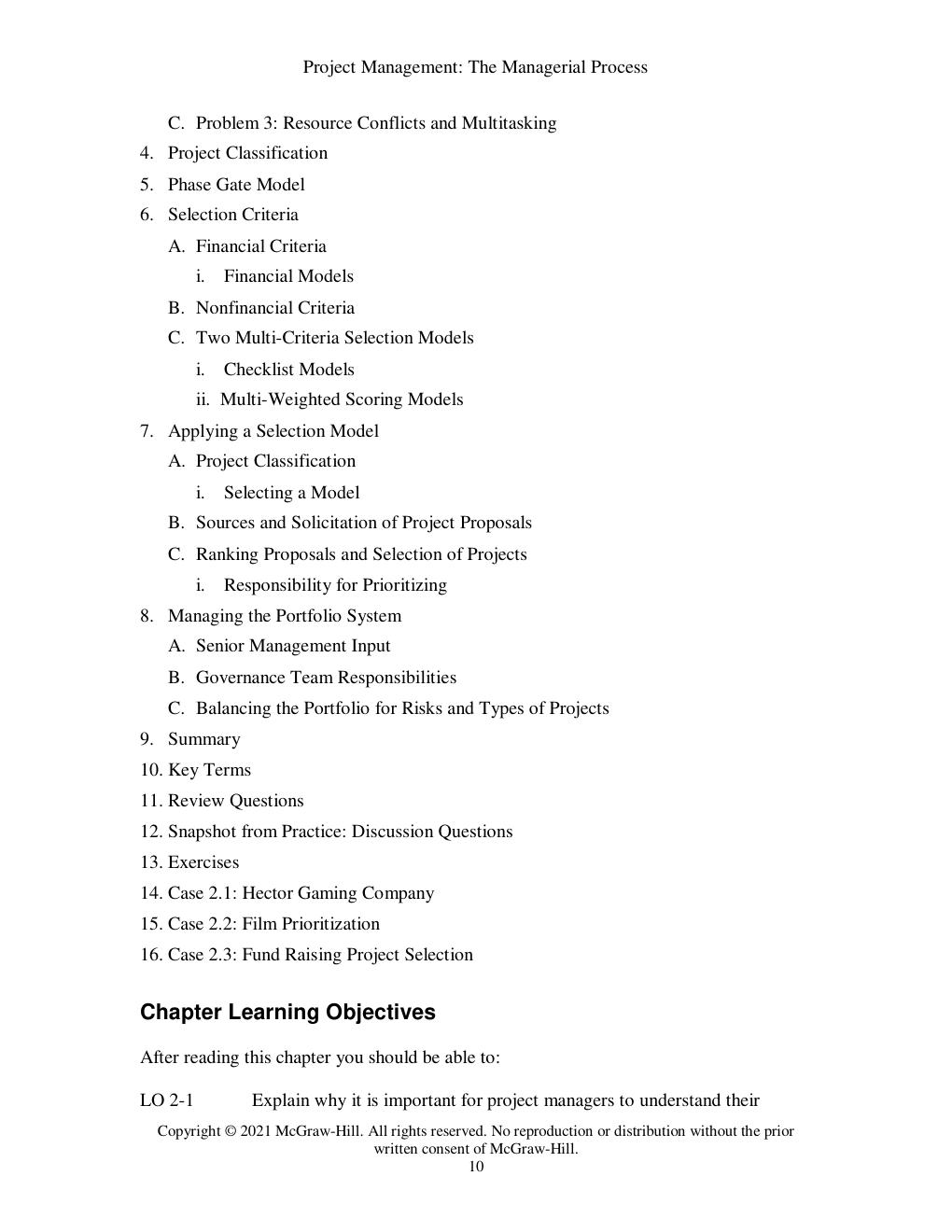 Preview page 10 of Solution Manual for Project Management the Managerial Process 8th Eric W Larson Clifford F. Gray