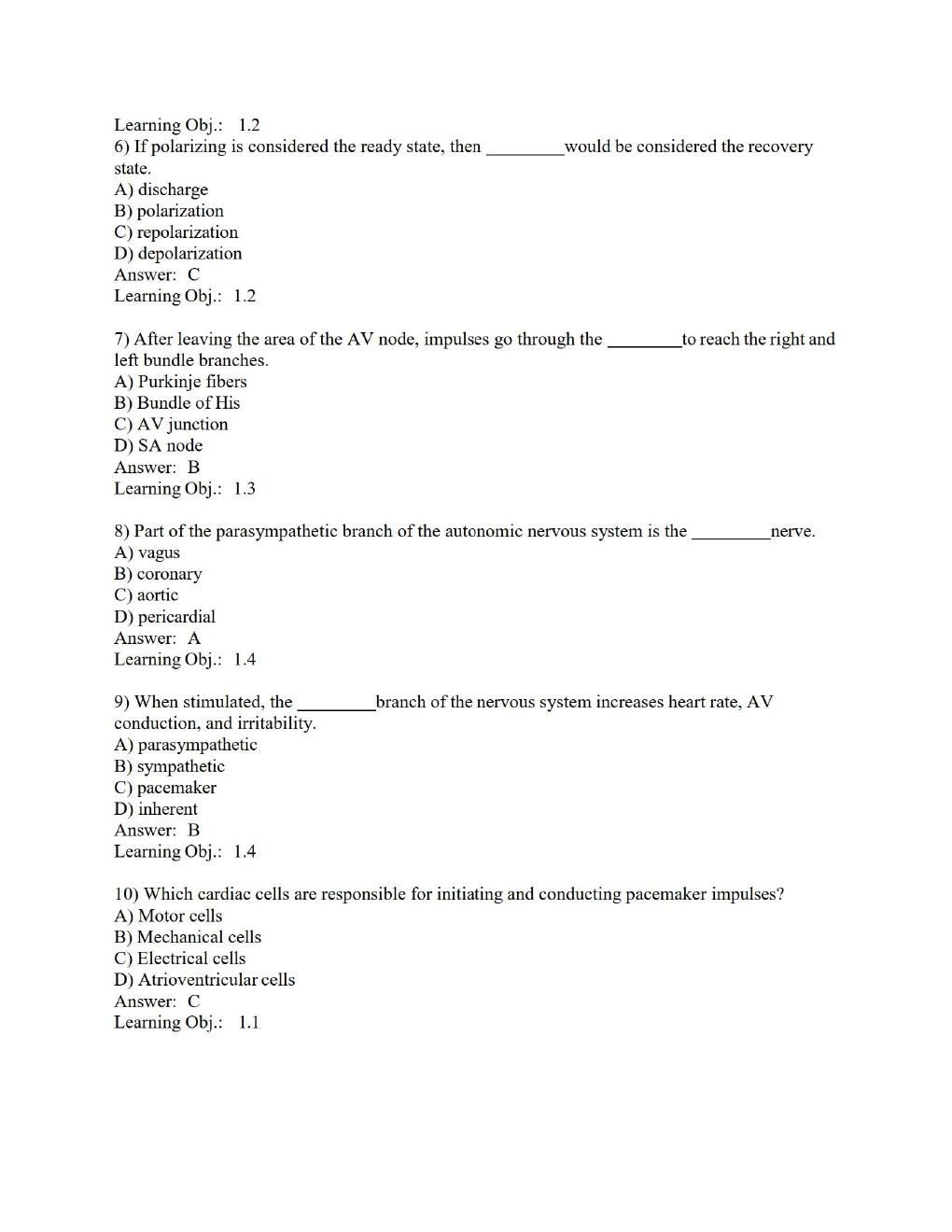 Preview page 2 of TEST BANK FOR Basic Arrhythmias, 9th Edition by Gail Walraven