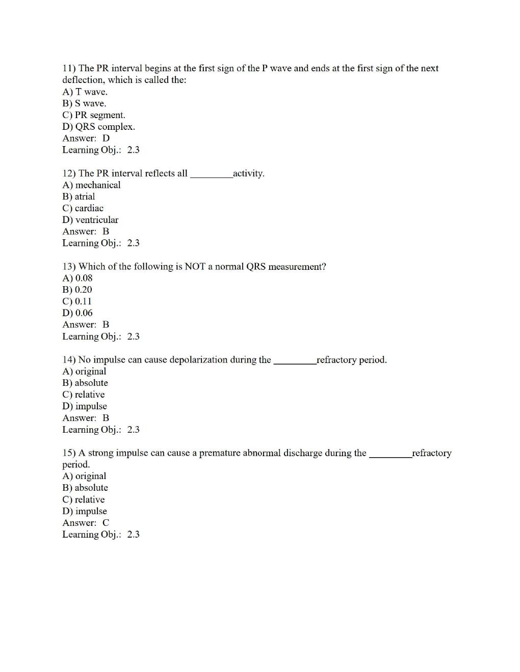 Preview page 6 of TEST BANK FOR Basic Arrhythmias, 9th Edition by Gail Walraven