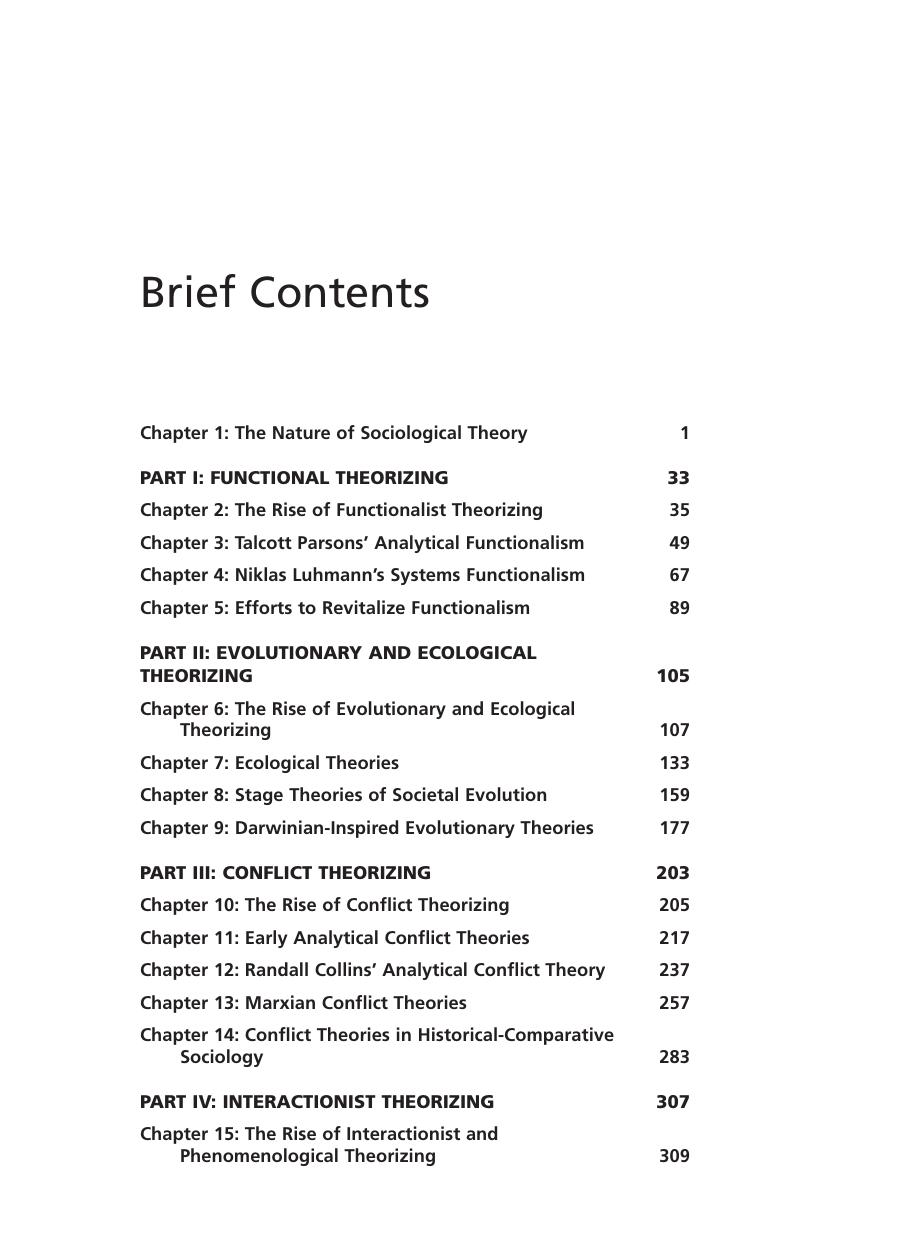 Preview page 6 of Contemporary Sociological Theory 1st Edition By Jonathan H. Turner