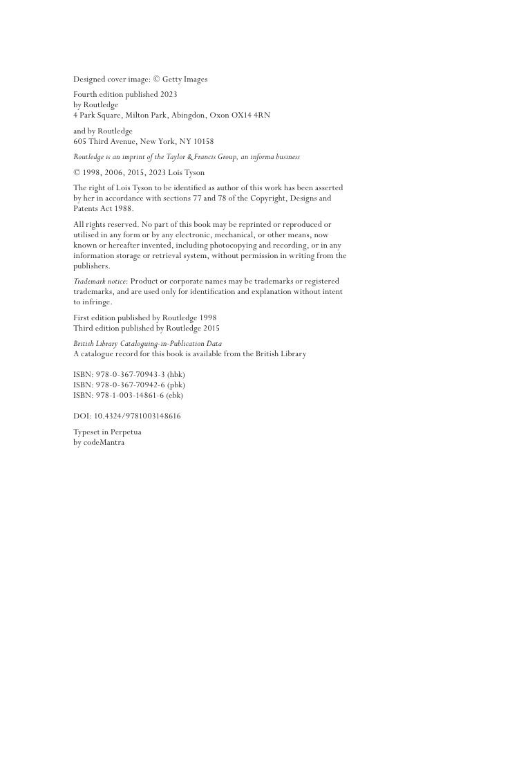 Preview page 5 of Critical Theory Today A User-Friendly Guide 4th Edition By Lois Tyson
