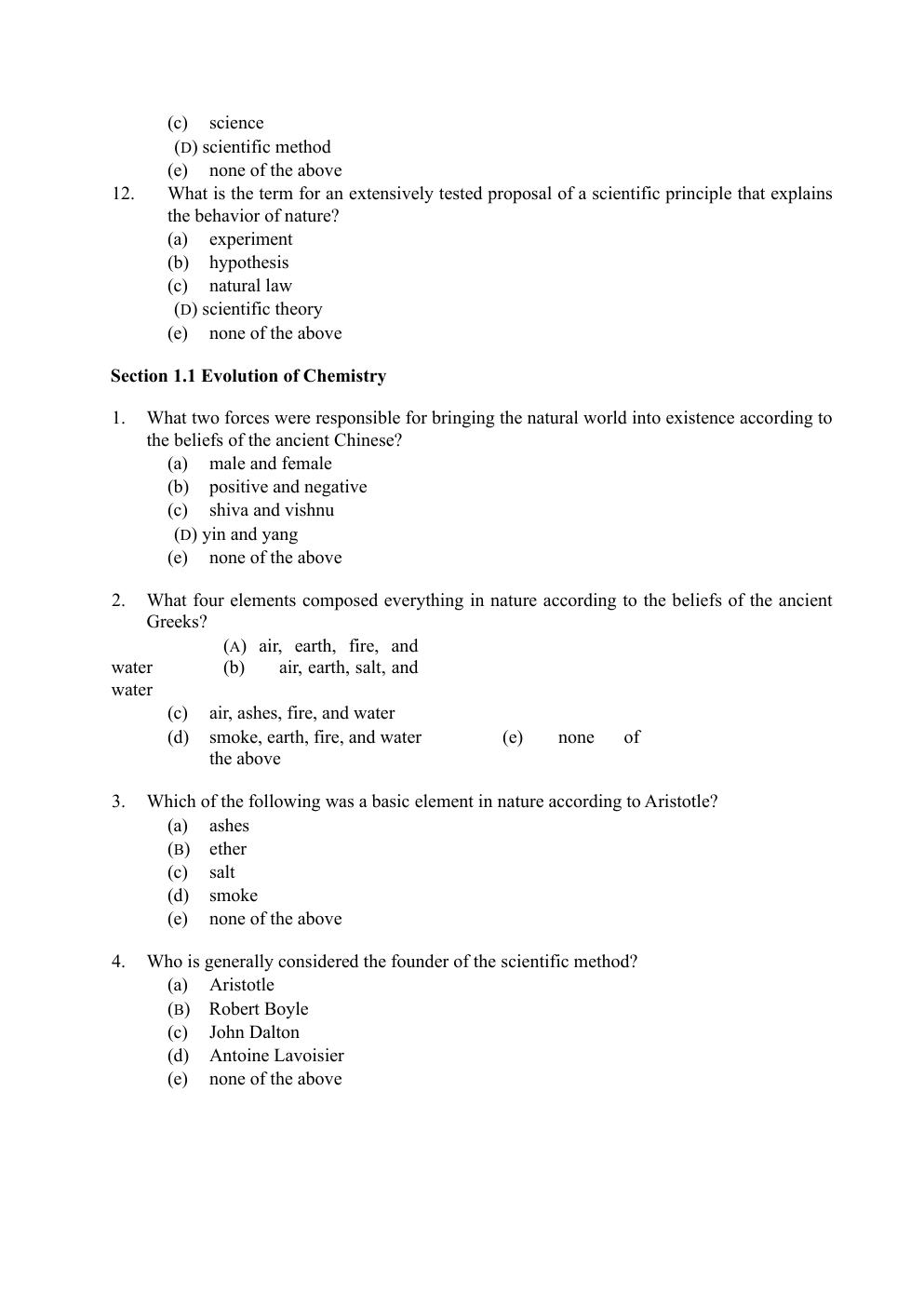 Preview page 6 of Introductory Chemistry Concepts and Critical Thinking 8th Edition Corwin Test Bank