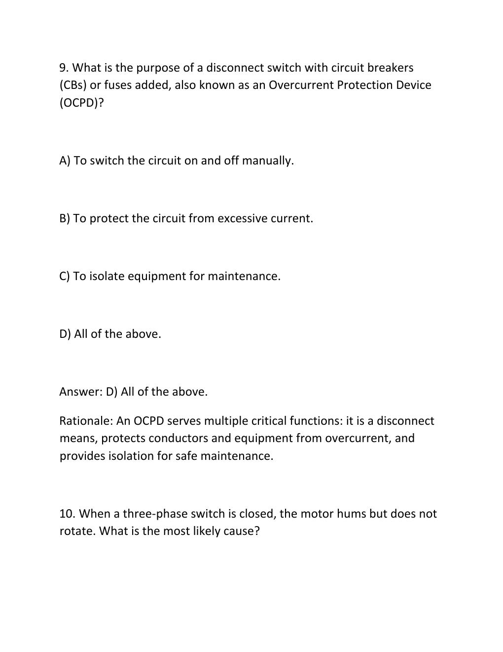 Preview page 8 of Electrical wiring industrial 18th edition solutions manual  herman  complete chapter-wise answers & industrial wiring ex