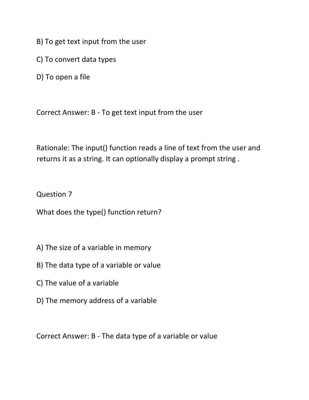 Preview page 5 of Wgu d335 oa introduction to programming in python  objective assessment  actual questions with verified answers  new 202