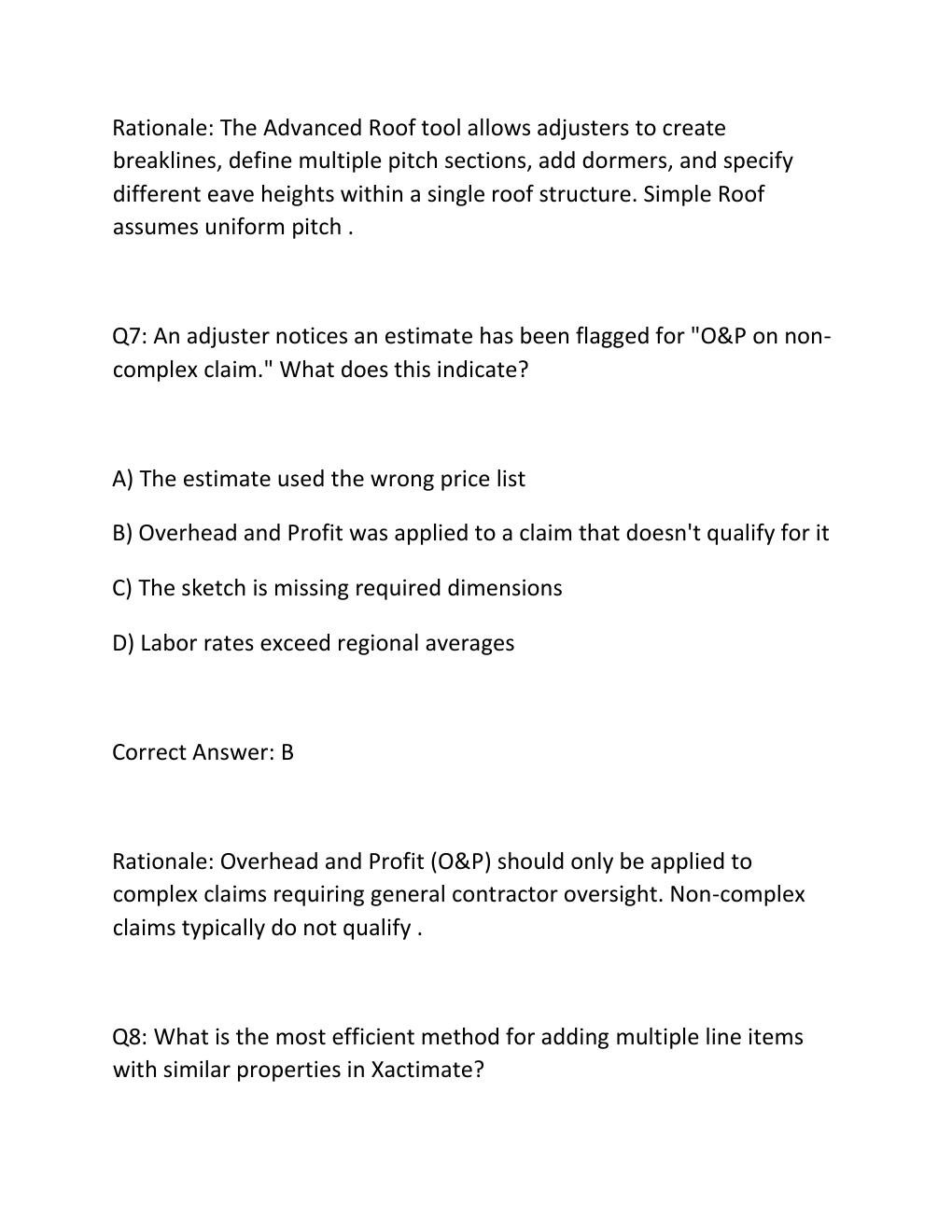 Preview page 6 of State farm estimatics exam – complete 2026 version with verified questions and correct answers – graded a+