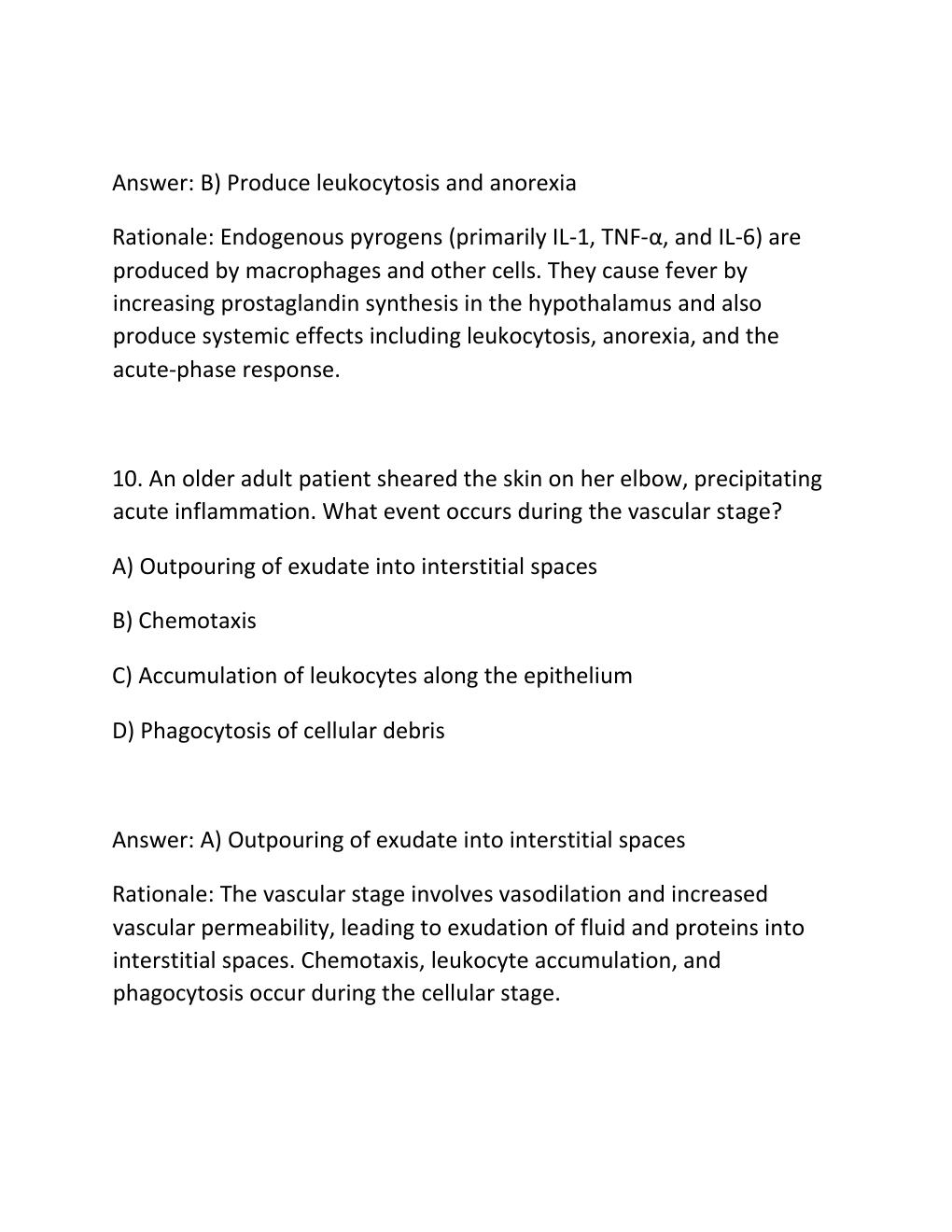 Preview page 7 of Test bank for advanced physiology and pathophysiology