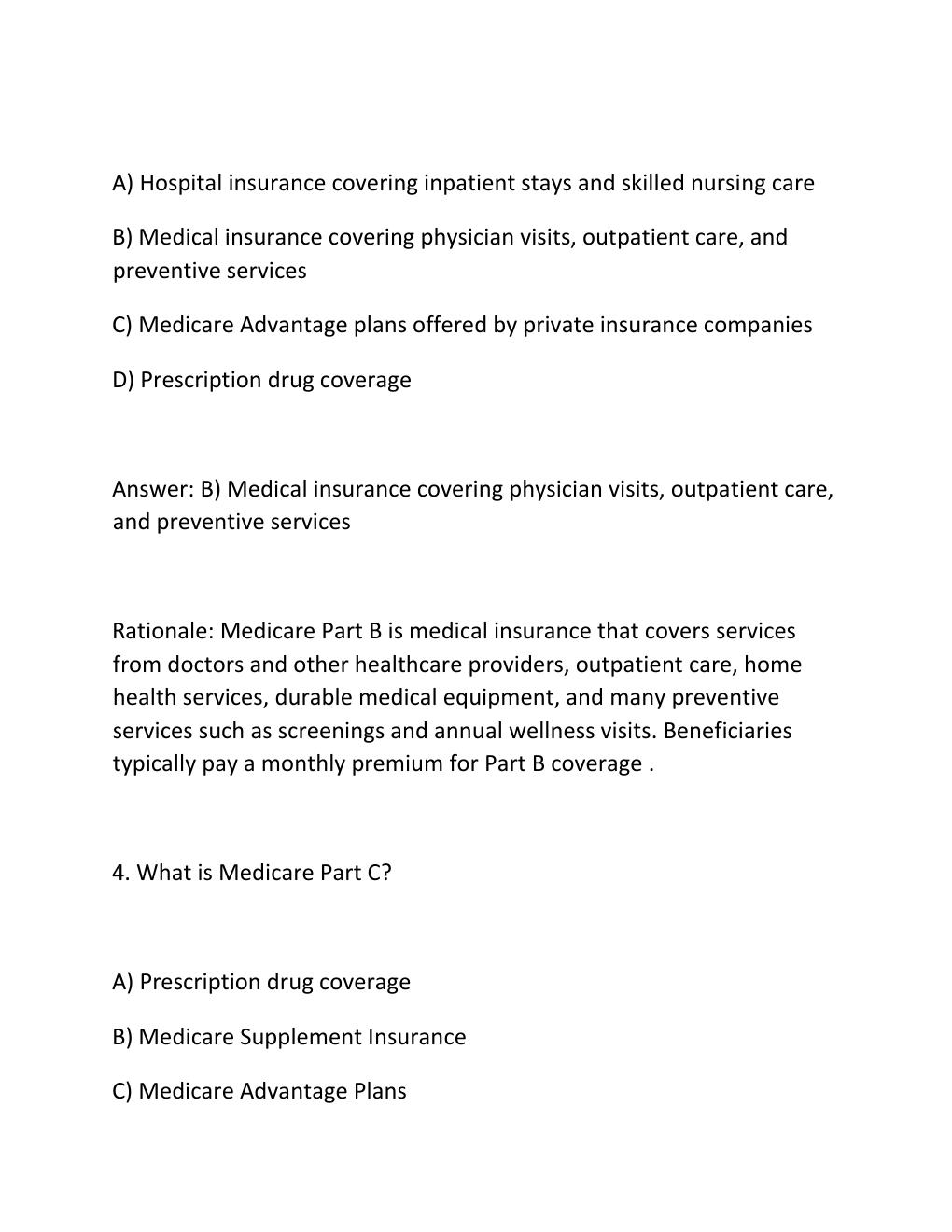 Preview page 3 of Medicare Basics Assessment UHC Exam 2026
