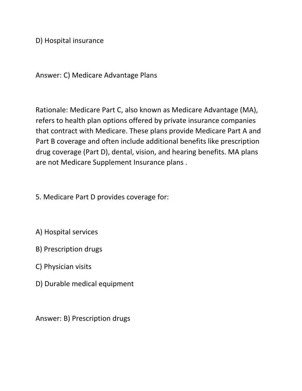 Preview page 4 of Medicare Basics Assessment UHC Exam 2026