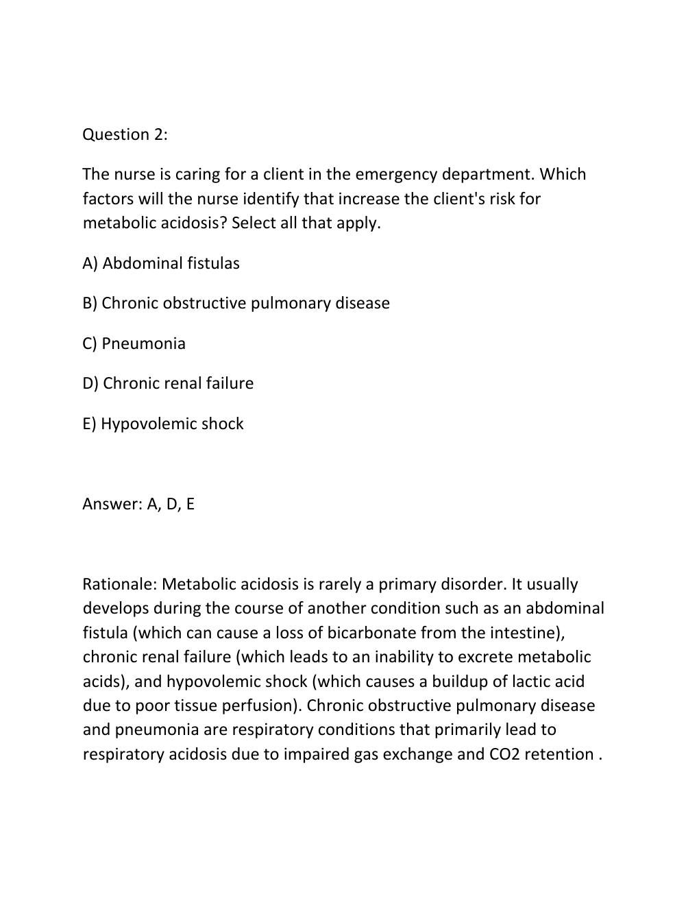 Preview page 2 of Test Bank Nursing A Concept Based Approach to Learning 1 Volume 5th Edition By Pearson Education