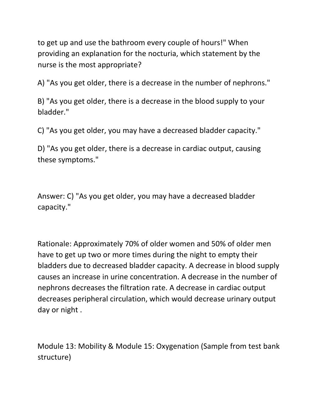 Preview page 4 of Test Bank Nursing A Concept Based Approach to Learning 1 Volume 5th Edition By Pearson Education