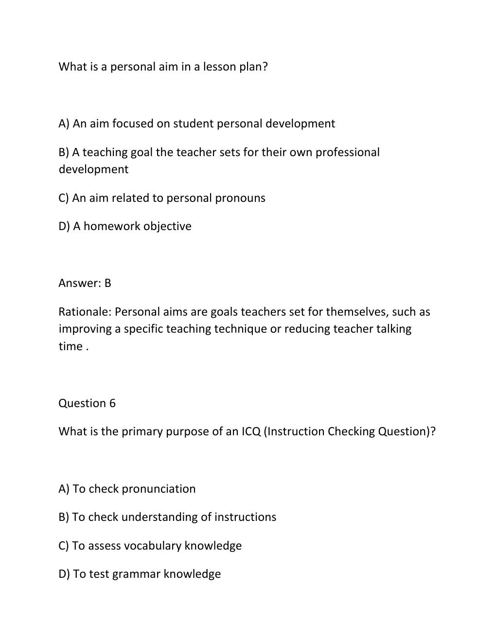 Preview page 4 of The tefl academy (level 5 tefl course). assignment c complete. [correctly passed] a+ grade