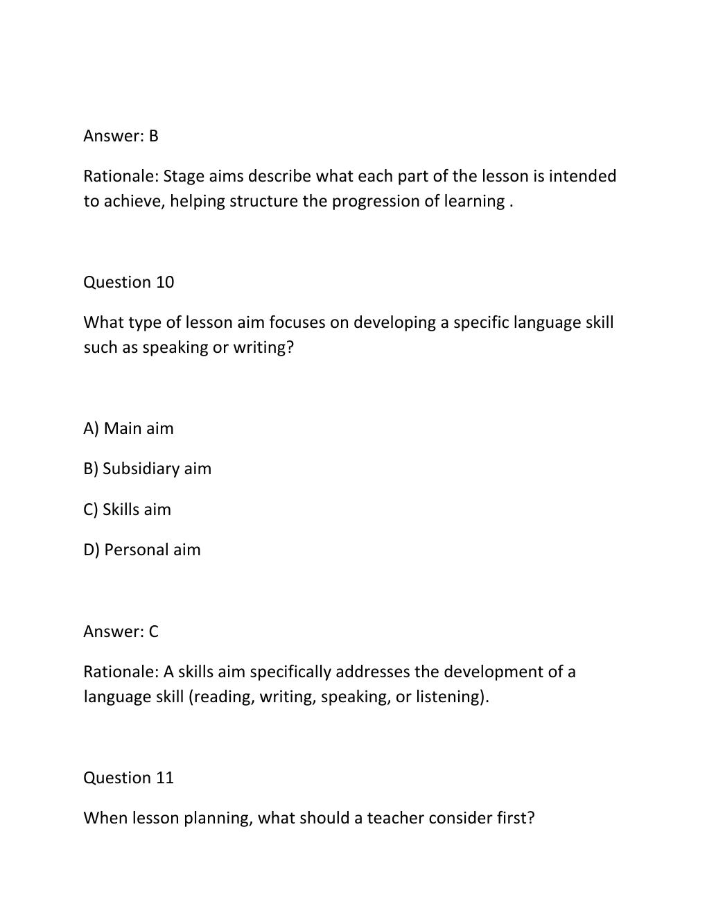 Preview page 7 of The tefl academy (level 5 tefl course). assignment c complete. [correctly passed] a+ grade