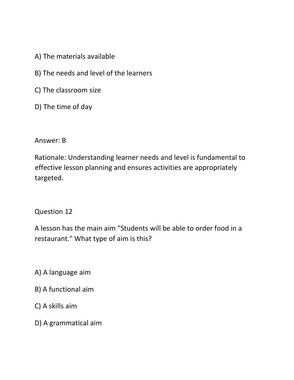 Preview page 8 of The tefl academy (level 5 tefl course). assignment c complete. [correctly passed] a+ grade