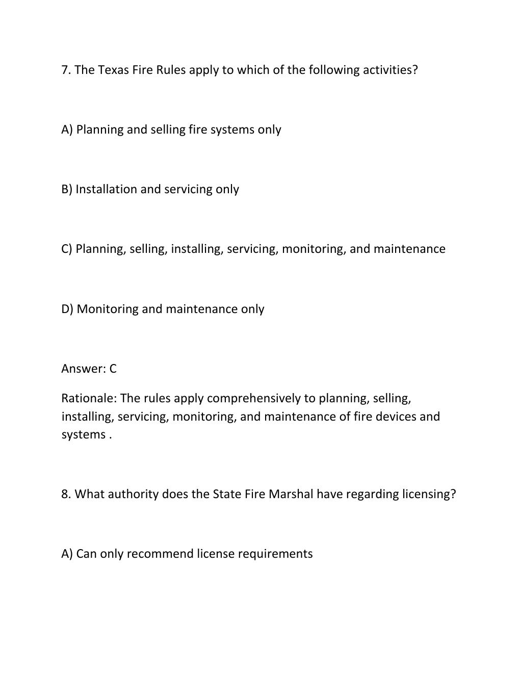 Preview page 6 of Tfm 11 test prep  180 questions with 100% correct answers  latest update  verified.