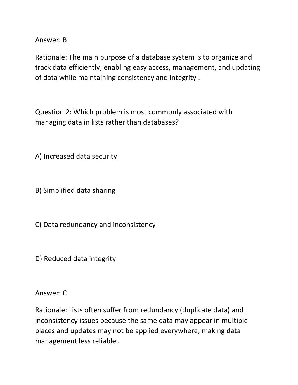 Preview page 2 of Solution manual for database concepts, 10th edition by david m. kroenke, david j. auer, scott l. vandenberg, robert c. y