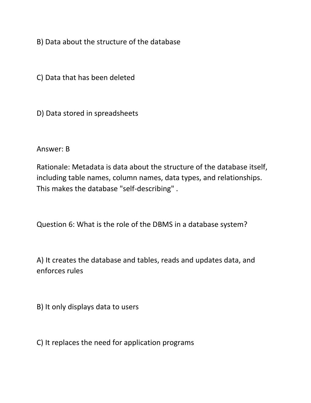 Preview page 5 of Solution manual for database concepts, 10th edition by david m. kroenke, david j. auer, scott l. vandenberg, robert c. y