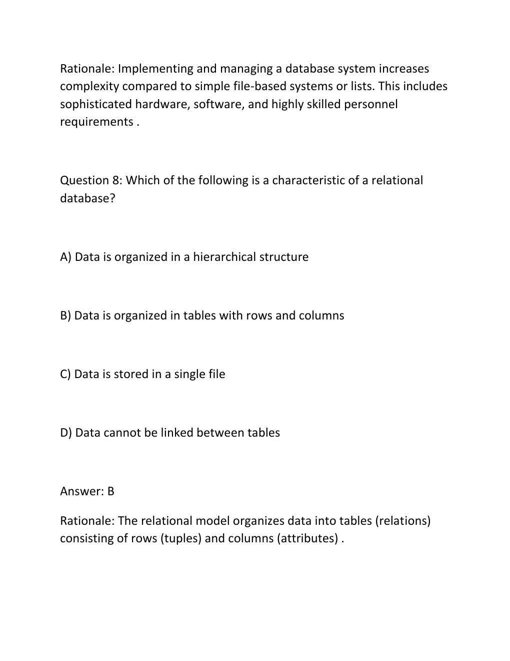 Preview page 7 of Solution manual for database concepts, 10th edition by david m. kroenke, david j. auer, scott l. vandenberg, robert c. y