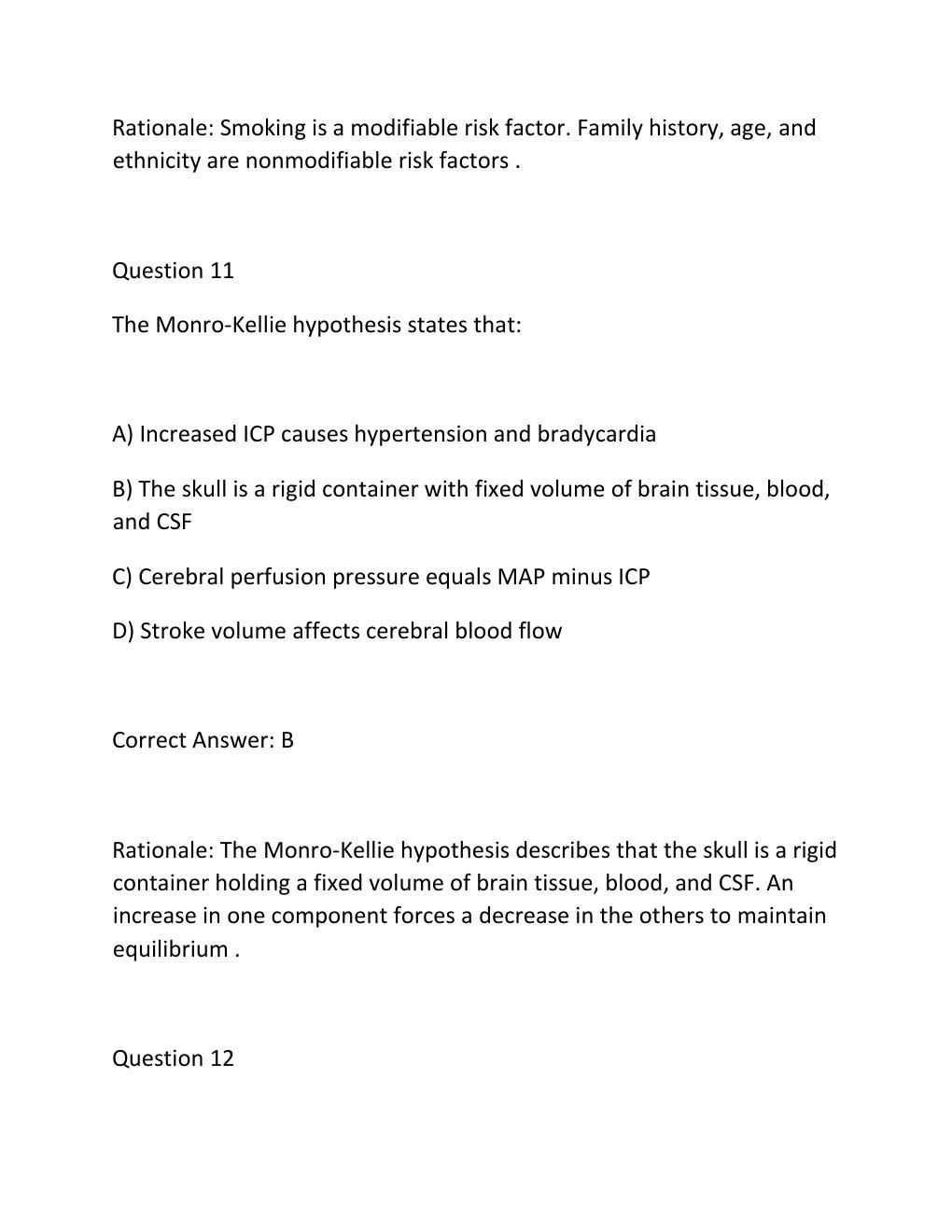 Preview page 9 of Ati detailed answer key ss.n4581 stroke and intracranial problems..