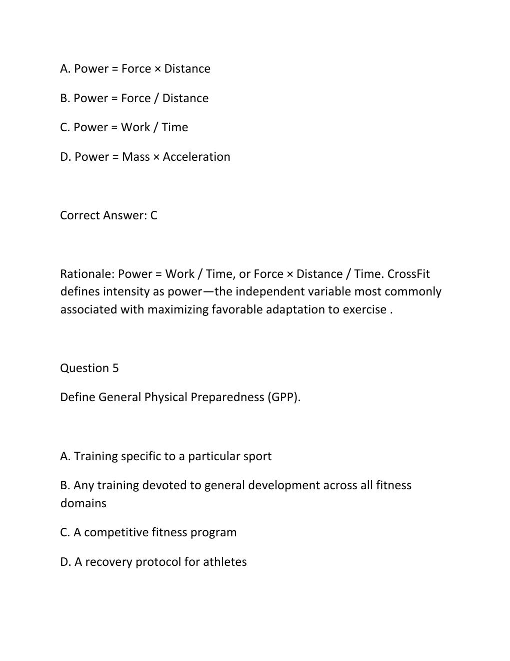 Preview page 4 of Crossfit level 3 study guide pdf  advanced certification exam prep