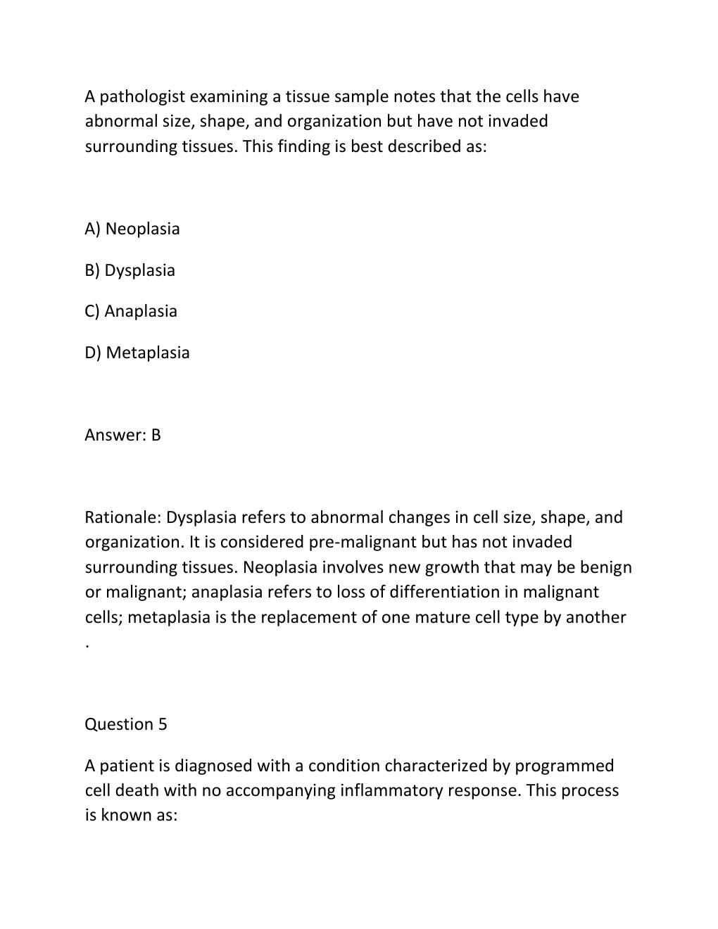 Preview page 4 of (units 1–7 study guide) for nu 545 &newline;pathophysiology complete exam bundle  &newline;university of south alabama