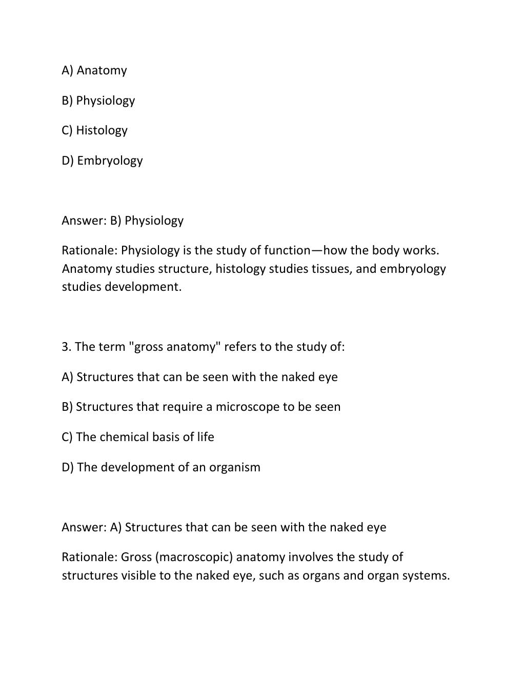 Preview page 2 of Anatomy & physiology 2e, openstax, 2026 – instructor answer guide with complete solutions.