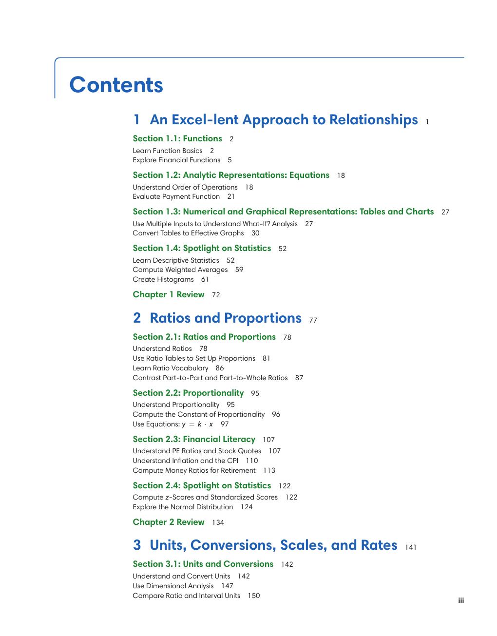 Preview page 4 of Thinking Quantitatively Communicating with Numbers 3rd Edition by Eric Gaze