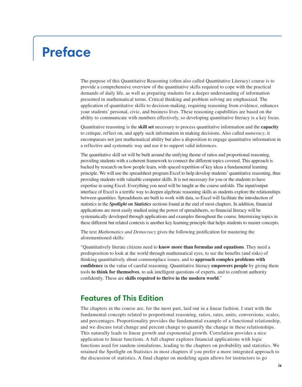 Preview page 10 of Thinking Quantitatively Communicating with Numbers 3rd Edition by Eric Gaze