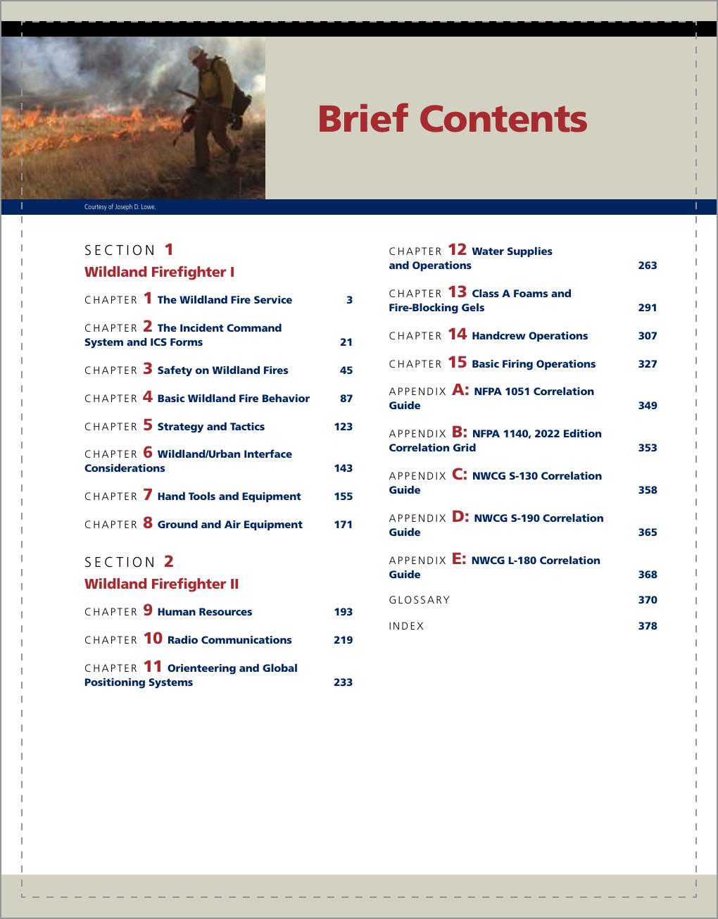 Preview page 4 of Wildland Fire Fighter Principles and Practice 2nd Edition By Joseph Lowe, Jeff Pricher