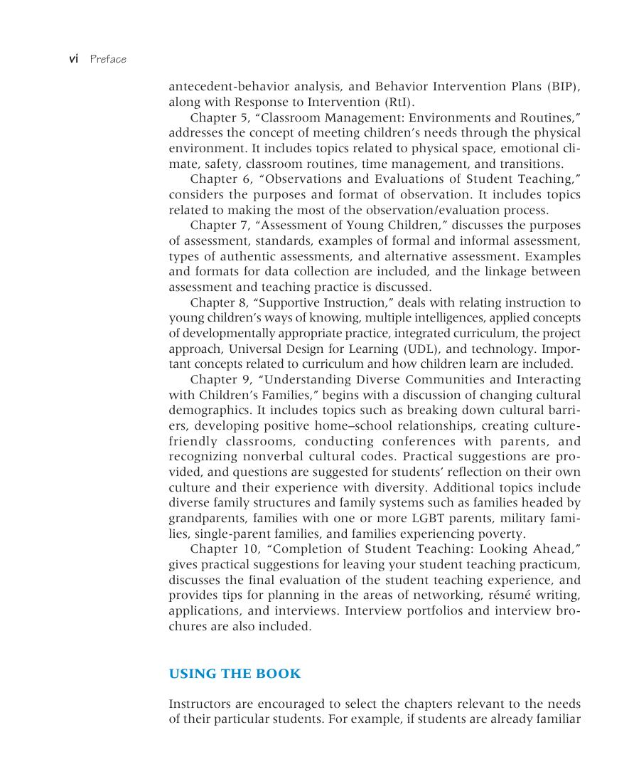 Preview page 9 of Your Early Childhood Practicum and Student Teaching Experience Guidelines for Success 3rd Edition By Carroll Tyminski