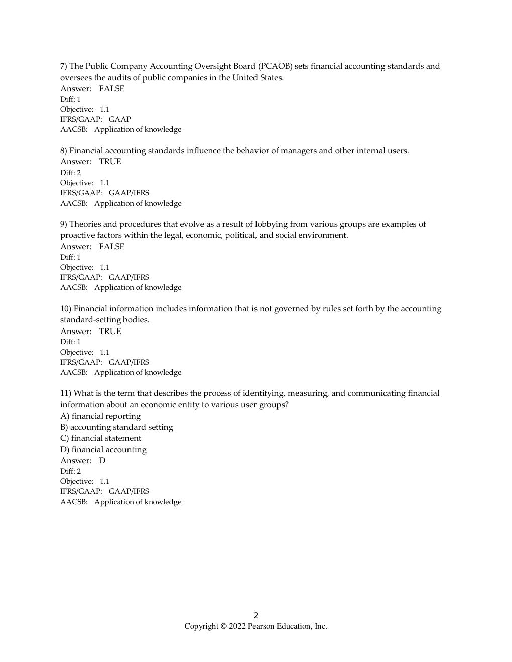 Preview page 2 of Test Bank for Intermediate Accounting 3rd Edition Elizabeth A. Gordon