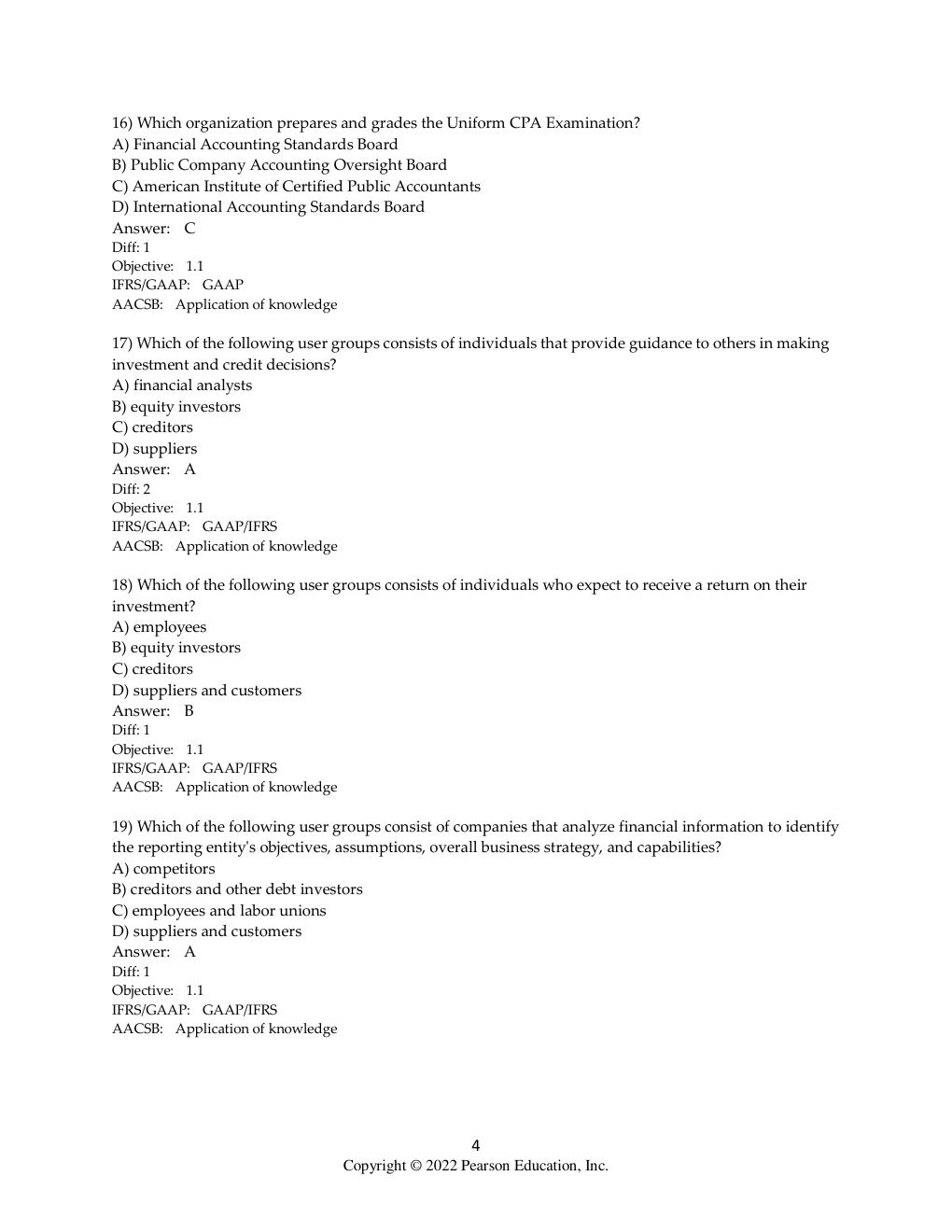 Preview page 4 of Test Bank for Intermediate Accounting 3rd Edition Elizabeth A. Gordon