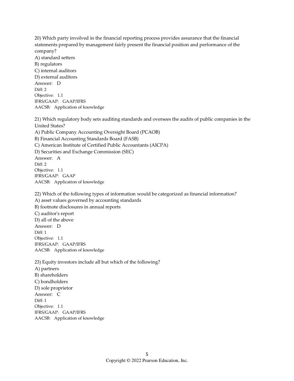 Preview page 5 of Test Bank for Intermediate Accounting 3rd Edition Elizabeth A. Gordon