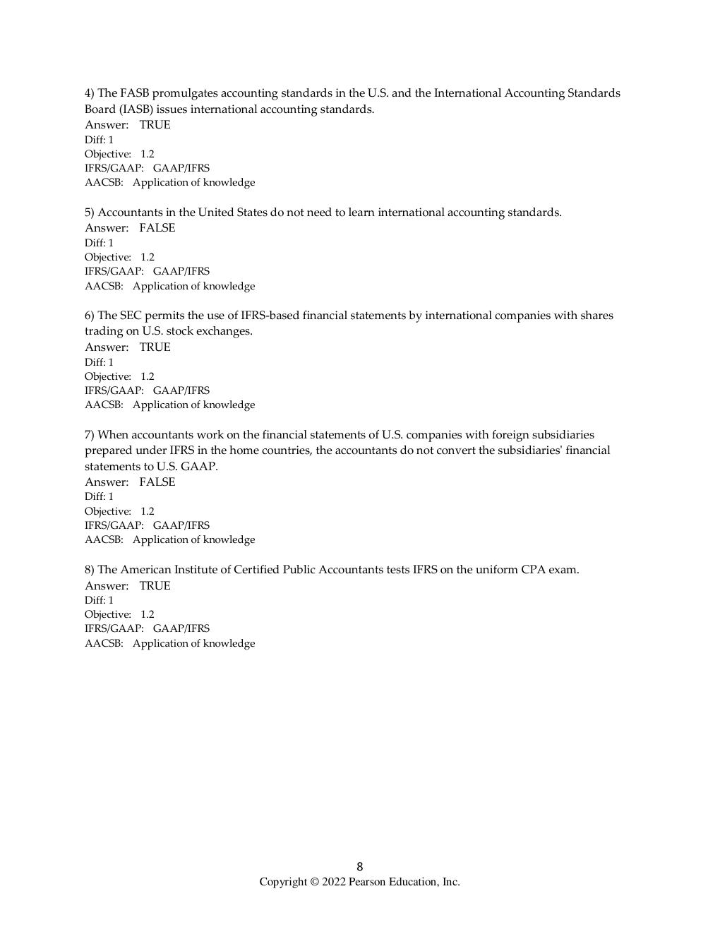 Preview page 8 of Test Bank for Intermediate Accounting 3rd Edition Elizabeth A. Gordon