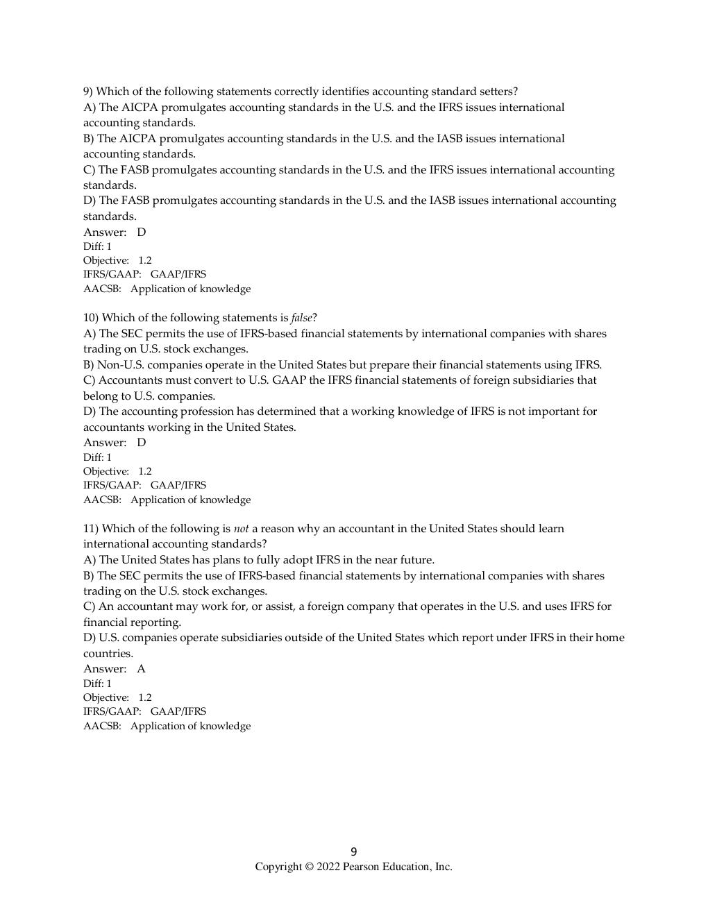 Preview page 9 of Test Bank for Intermediate Accounting 3rd Edition Elizabeth A. Gordon