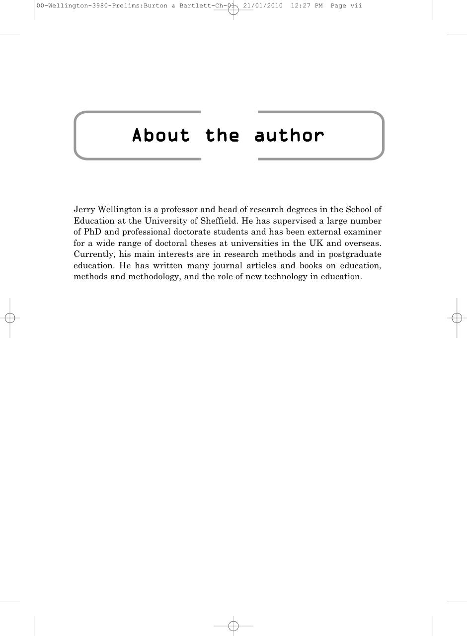 Preview page 8 of Making Supervision Work for You A Students Guide By Jerry Wellington