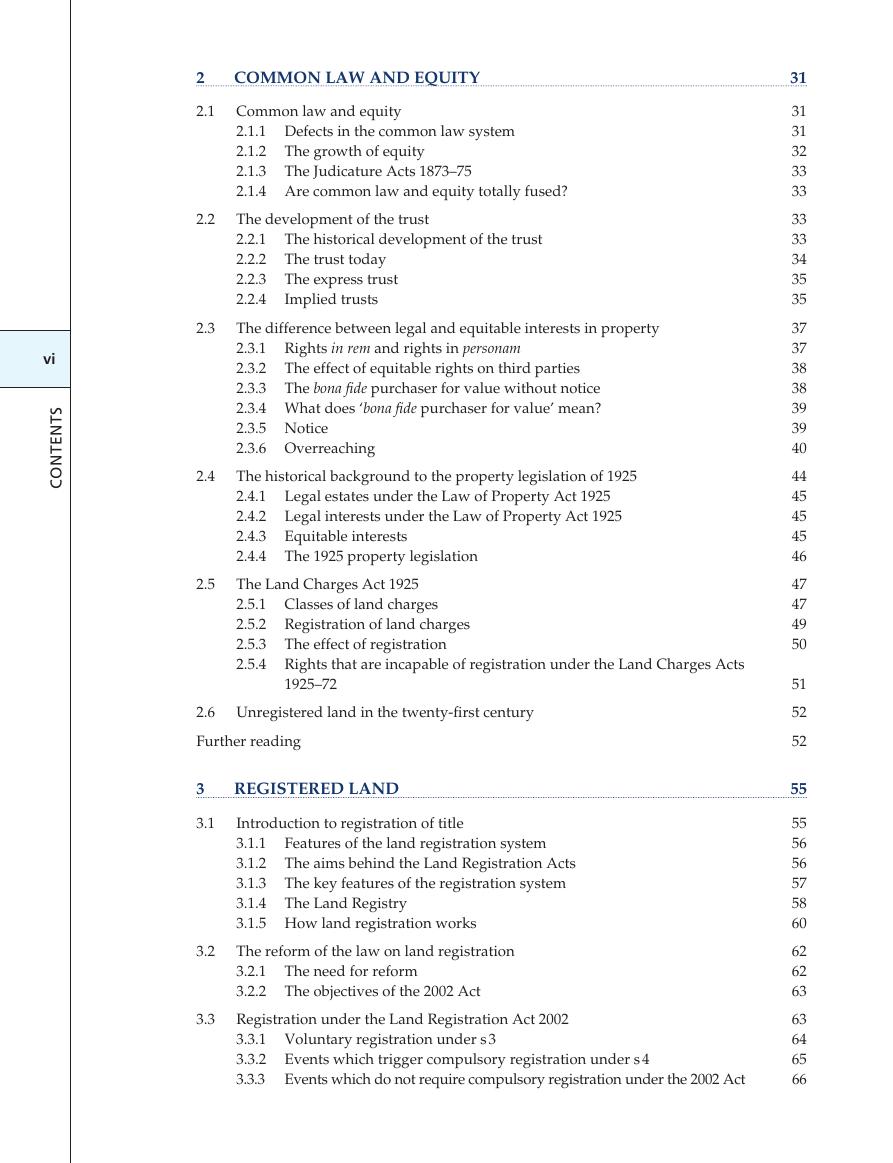 Preview page 7 of Unlocking Land Law 6th Edition By Judith Bray