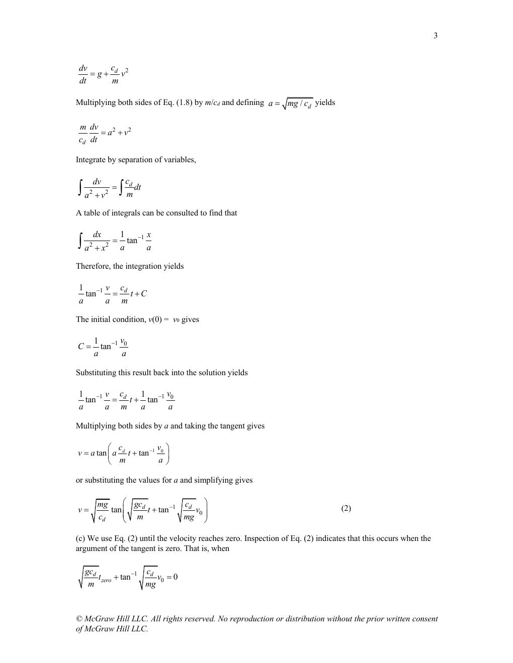 Preview page 3 of Solutions Manual for Applied Numerical Methods with MATLAB for Engineers and Scientists, 5th Edition Chapra