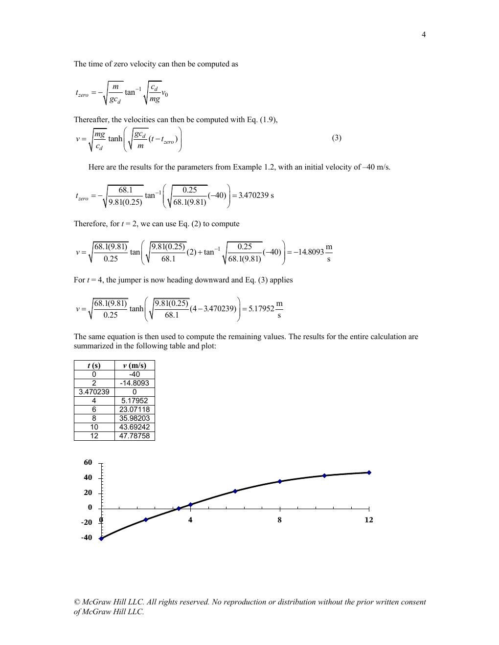 Preview page 4 of Solutions Manual for Applied Numerical Methods with MATLAB for Engineers and Scientists, 5th Edition Chapra