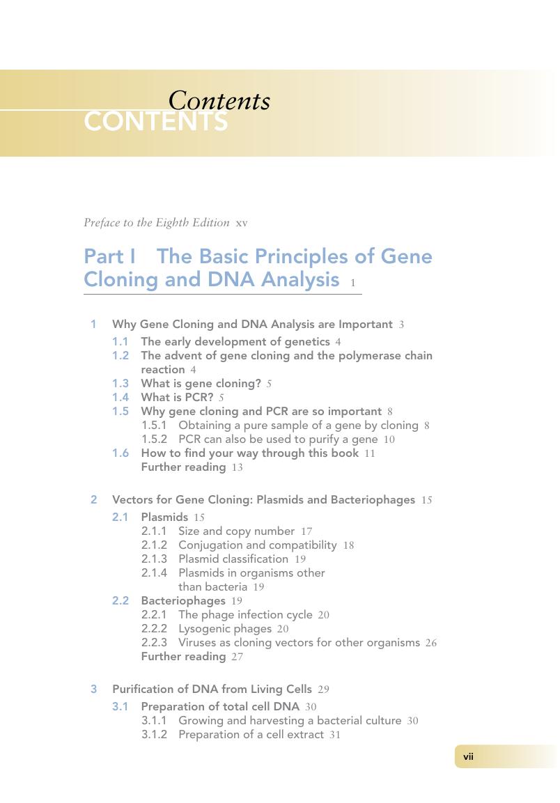 Preview page 9 of Gene Cloning and DNA Analysis An Introduction 8th Edition By T. A. Brown