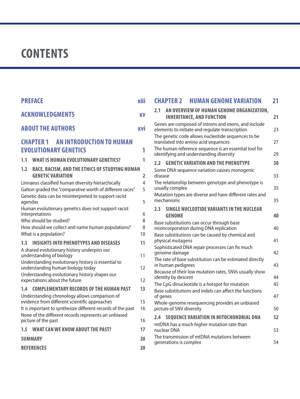 Preview page 6 of Human Evolutionary Genetics 3rd Edition By Mark Jobling, Edward Hollox