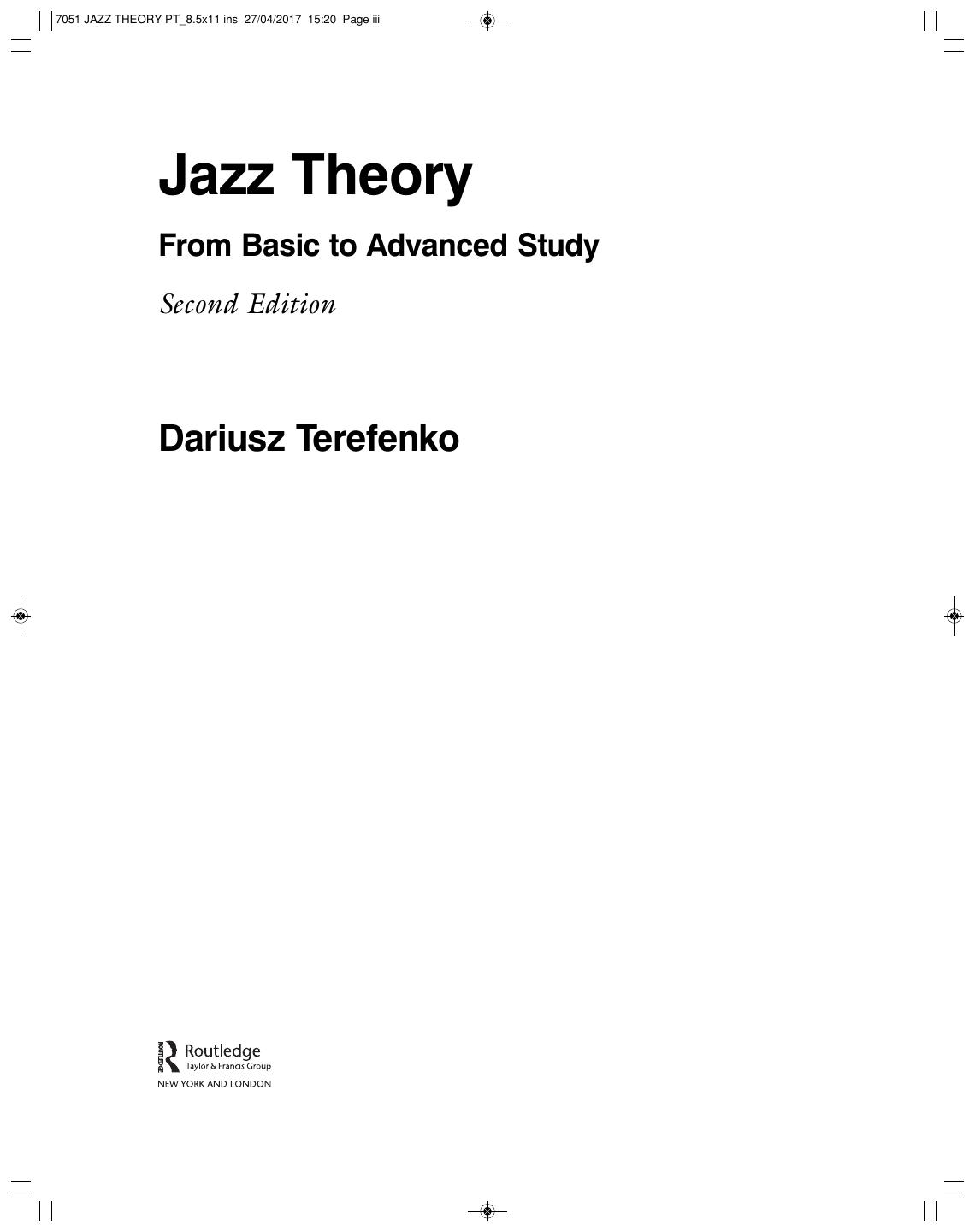 Preview page 4 of Jazz Theory 2nd Edition By Dariusz Terefenko